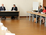 Ambassador of the Belarus Igor Nazaruk at the Diplomatic School