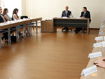 Ambassador of the Belarus Igor Nazaruk at the Diplomatic School
